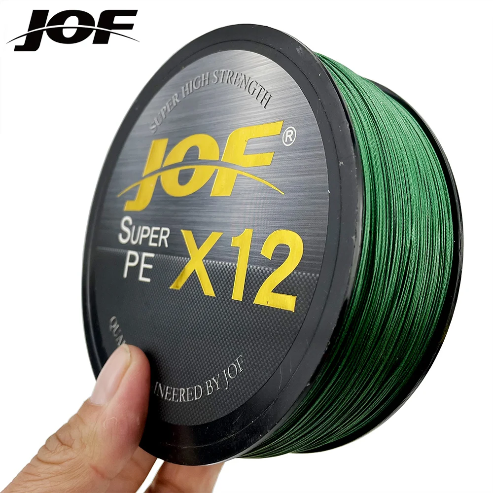 JOF-sedal de pesca multifilamento de 12 hebras, 300M, 500M, 100M, pesca de carpa, cable trenzado japonés, accesorios de pesca en el mar - imagen 3