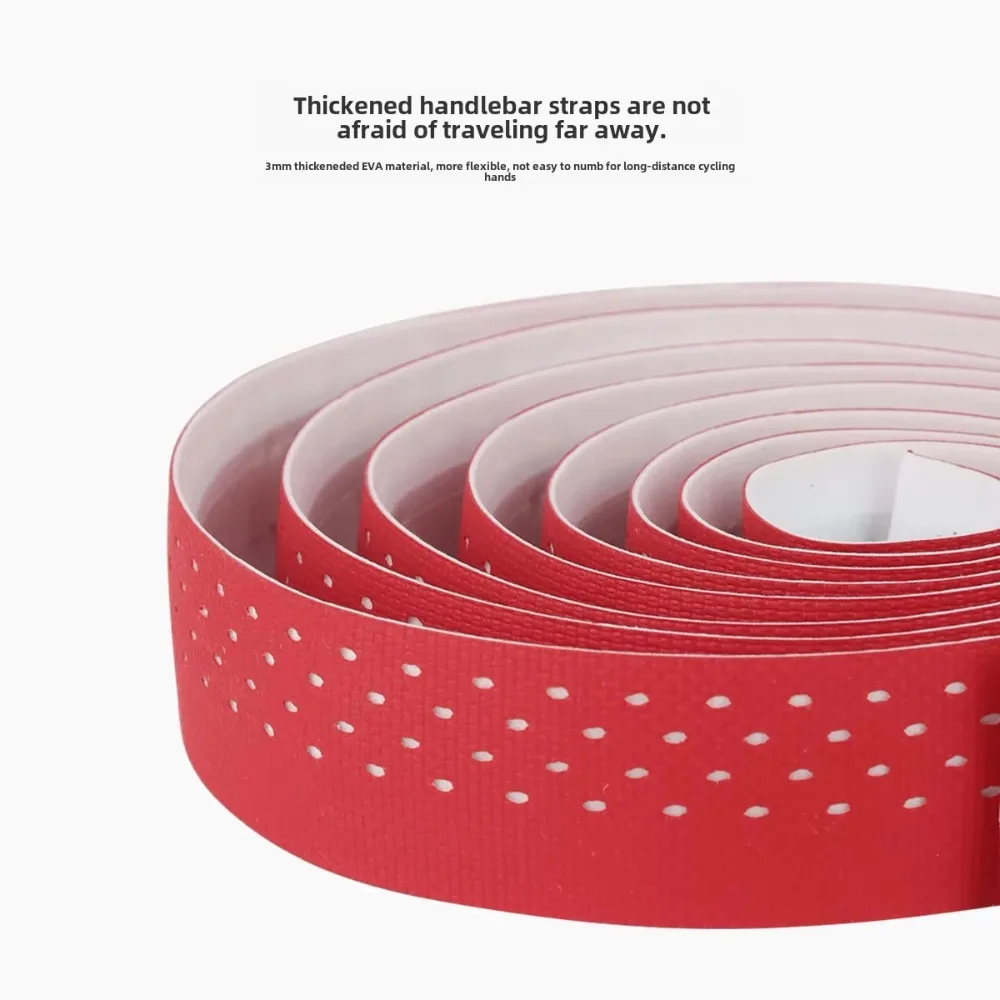 Cinta para manillar de bicicleta de carretera cómoda y profesional, cinta antideslizante colorida para mango de bicicleta, accesorios transpirables de PU para bicicleta - imagen 4