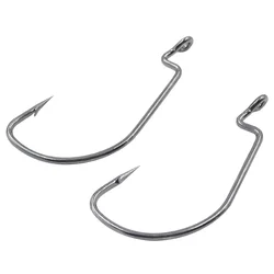 Anzuelos Wide Gap para Softbait – Acero carbono 6 a 4/0