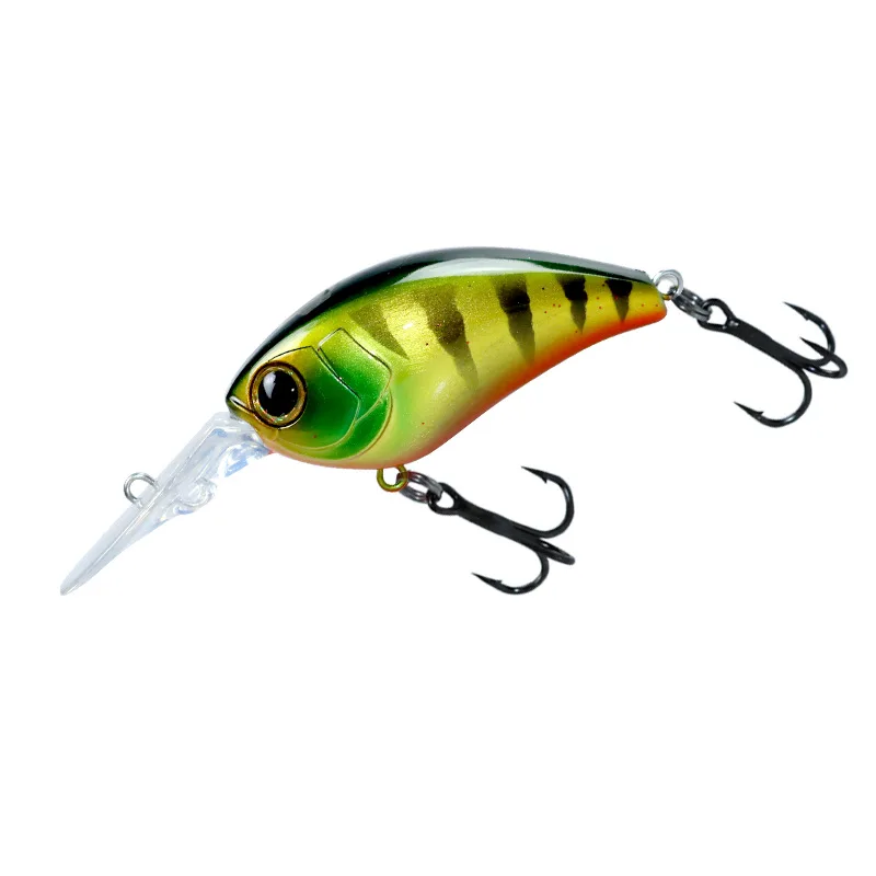 Señuelo de pesca flotante Crankbait, 50mm/10g, 60mm/17g, cebo duro para lubina, Jerkbait, cebos de manivela profesionales - imagen 3
