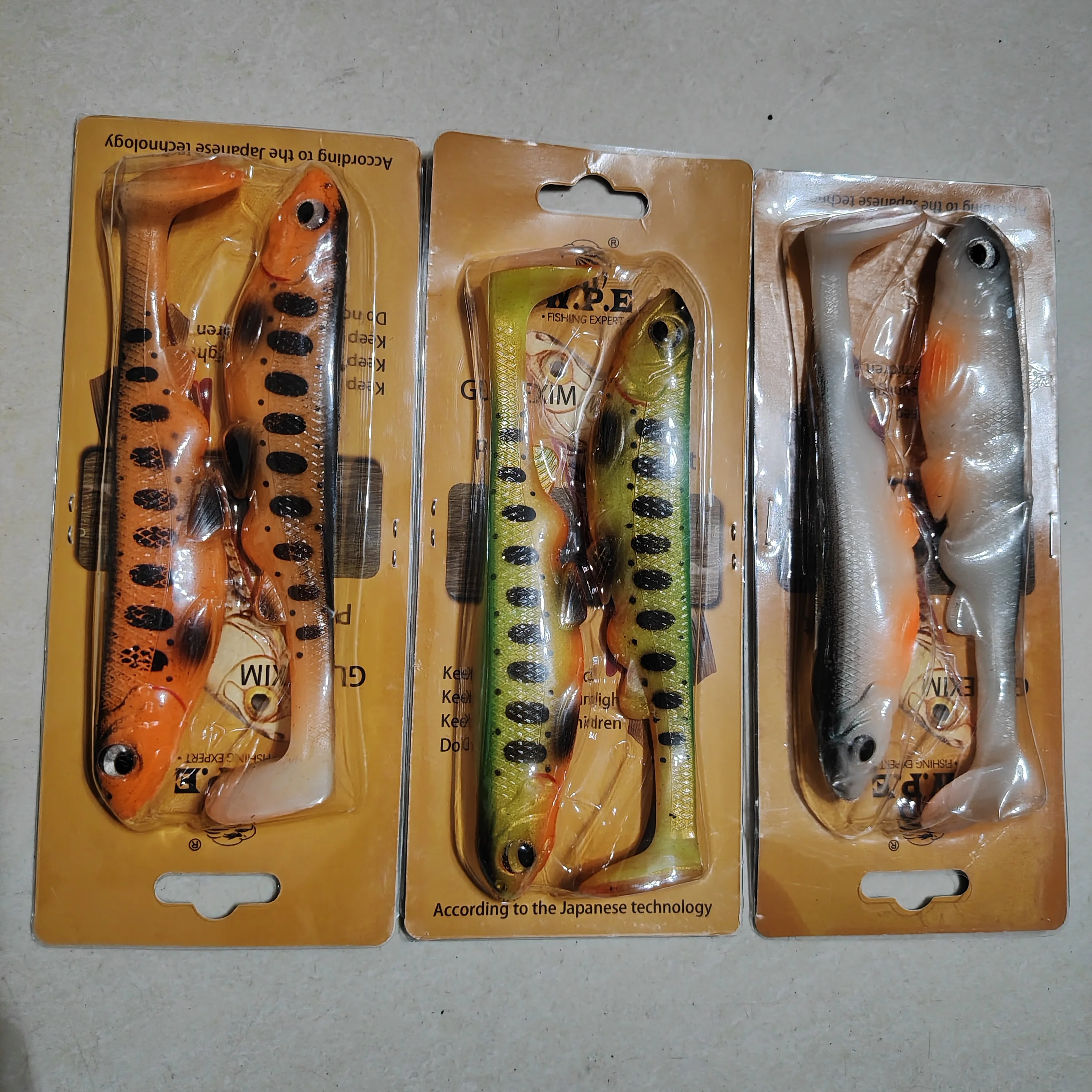 2 uds Weedless Shad Swimbait 16cm 33,5g cebo suave cola de paleta señuelo Artificial señuelo de pesca de agua salada lubina perca Zander Glide Bait - imagen 2