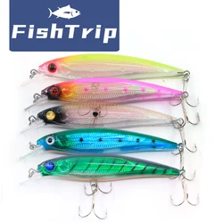 Señuelos de pesca FishTrip, 11cm/13,4g, señuelo de pececillo Topwater, cebo duro para lubina, Walleye, trucha, salmón, Steelhead, Lucio del Norte
