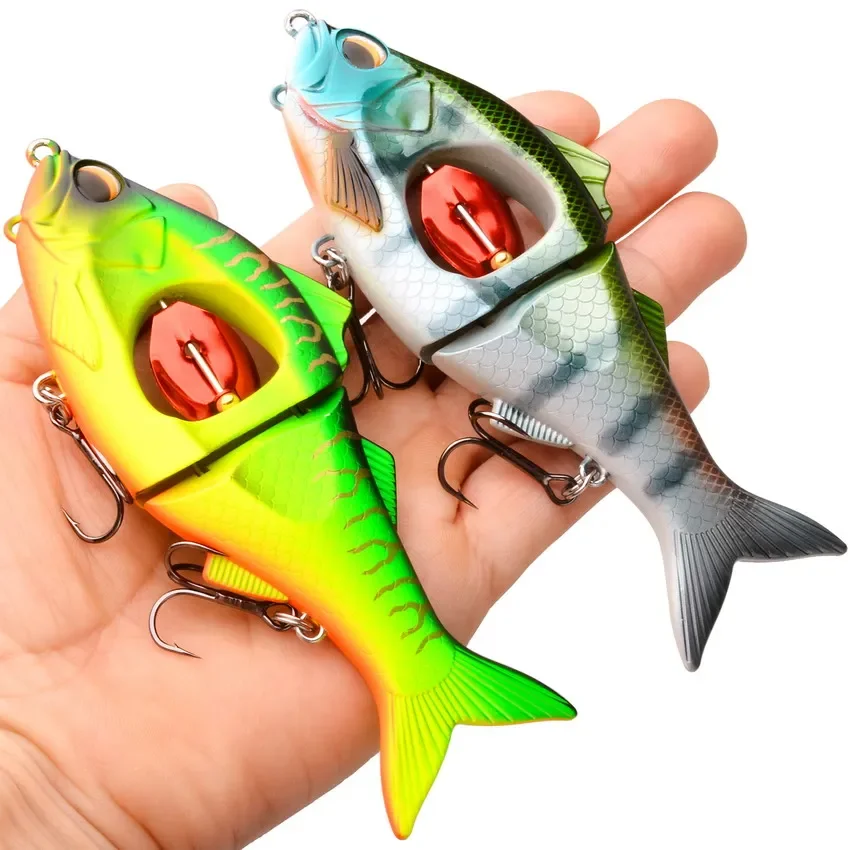 Señuelos de Pesca de lubina multiarticulados, cebo duro realista para pesca de trucha y perca, 10g/22,5g/35g, 1 unidad - imagen 3