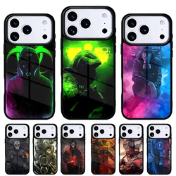iPhone 17/16/15 Funda con diseño Máscara Nuclear - Carcasa trasera