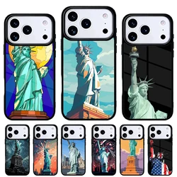 Funda Estatua de la Libertad para iPhone 17 16 15 14 Pro Max