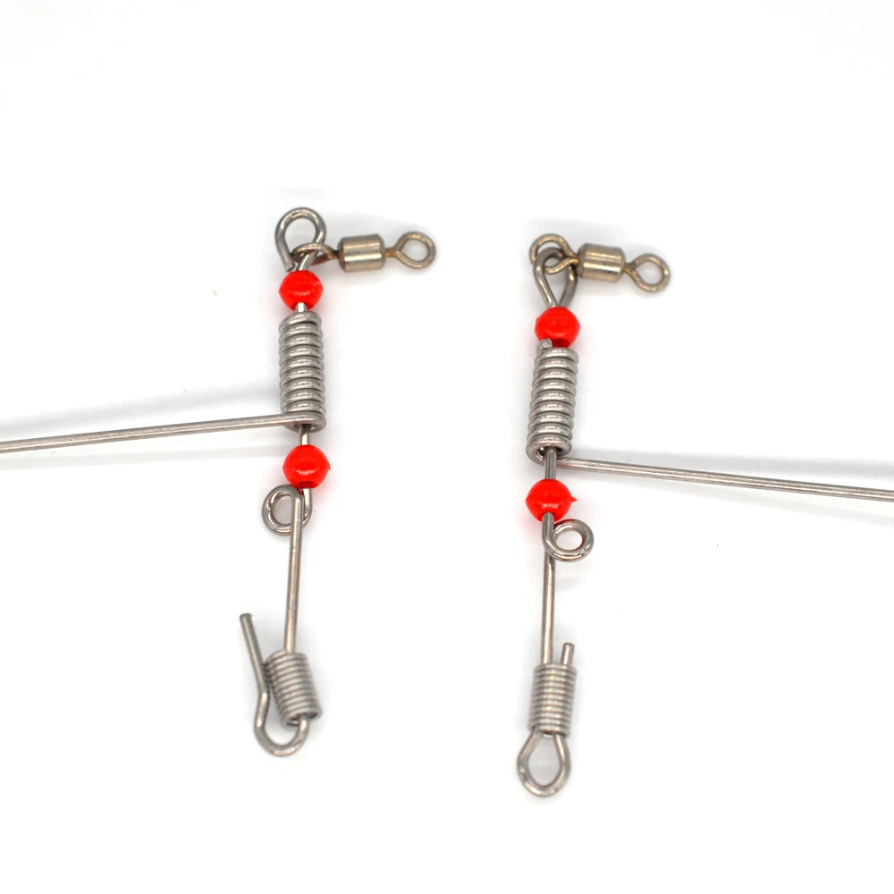 MNFT Peso de pesca en forma T - Acero inoxidable, giratorio y broche - imagen 5