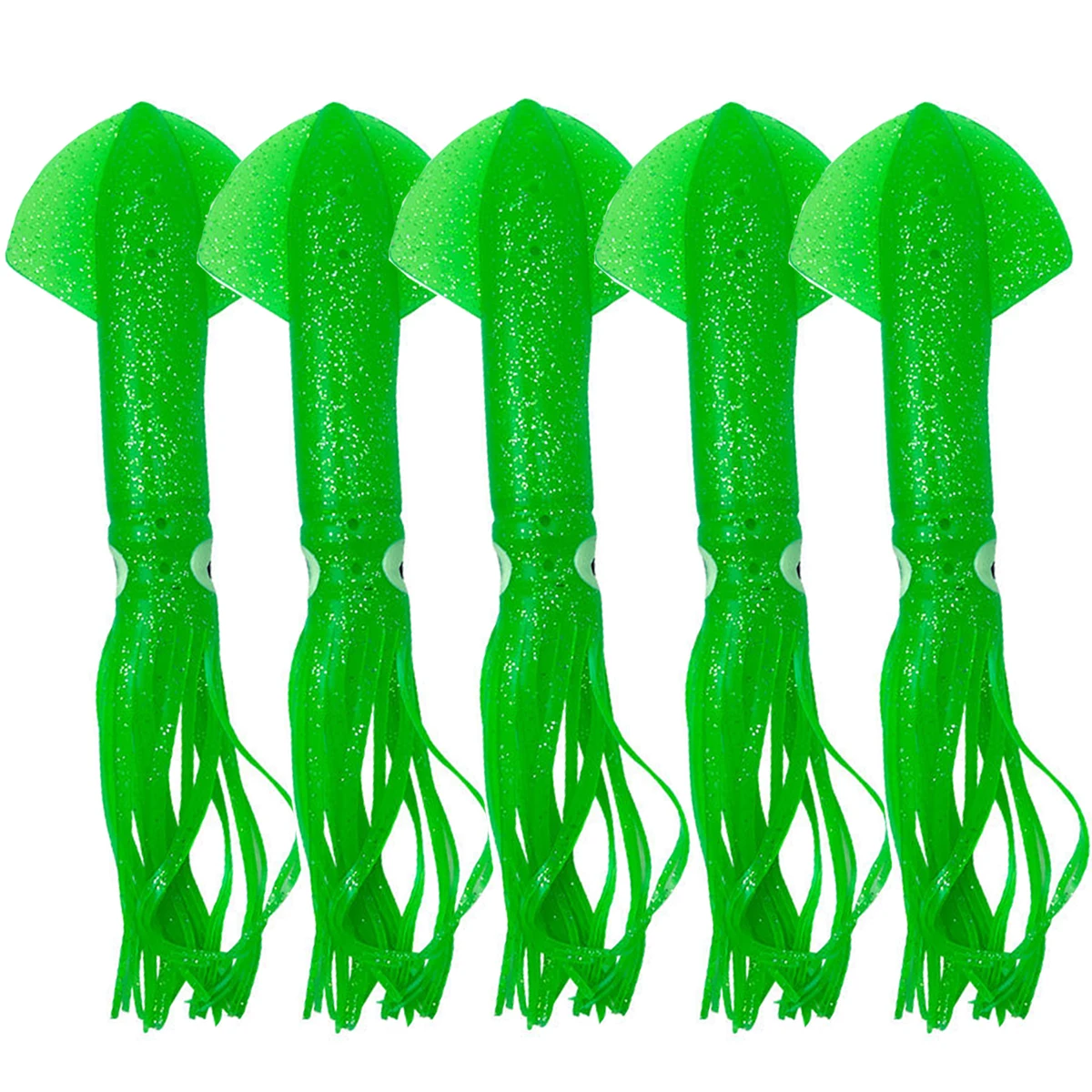 1 unidad de faldas de calamar de pulpo de 30cm y 11,8 ", gran juego de pesca, falda de calamar de silicona, cebo de Jigging Artificial de pulpo, señuelo de pesca de atún Mahi