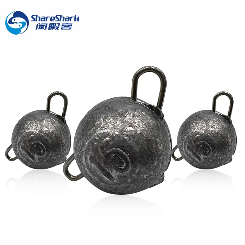 10 Uds herramientas de pesca plomo pesas inferiores pesca Drop Shot pesas aparejo cañón bola plomo accesorios de pesca - imagen 2