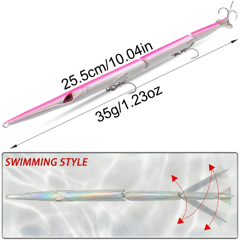 Swimbait GOBAIT 25,5cm – Señuelo Multiarticulado de Hundimiento Lento - imagen 2
