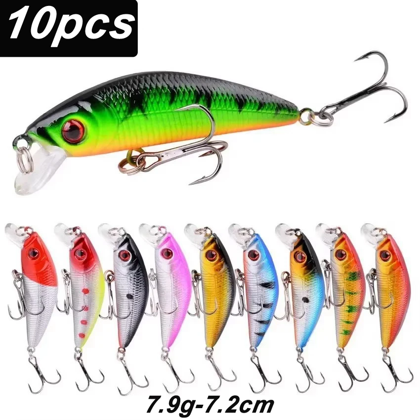Señuelo Crankbait Wobbler con ojos 3D para pesca artificial - imagen 5