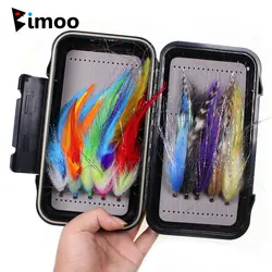 Bimoo Kit Moscas Streamer para Lubina Trucha Señuelos Marinos