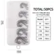50pcs hooks