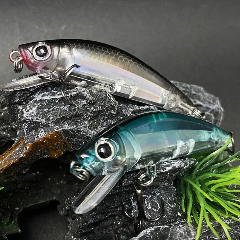 6,6 cm 7,8g Mini pececillo flotante Jerkbait Señuelos de Pesca cebo duro Artificial Wobbler para Lucio trucha Swimbait Pesca regalo de Pesca - imagen 4