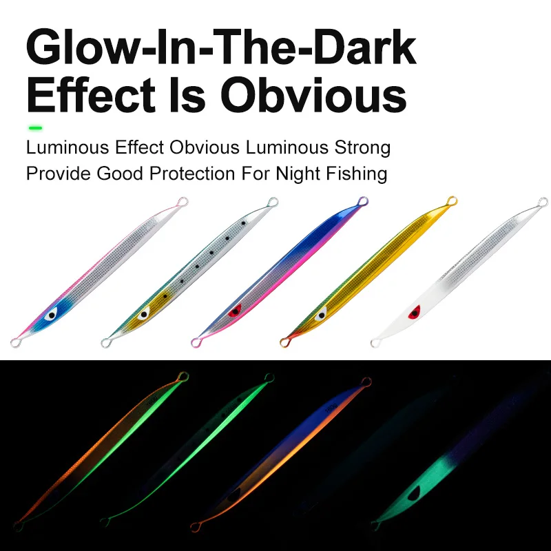 OBSESSION J118 CBONE-MB1 120g 160g 180g Señuelos de Jigging pesca en agua salada fuerte papel láser Jigbait UV brillo pesca señuelo de plantilla lenta - imagen 5