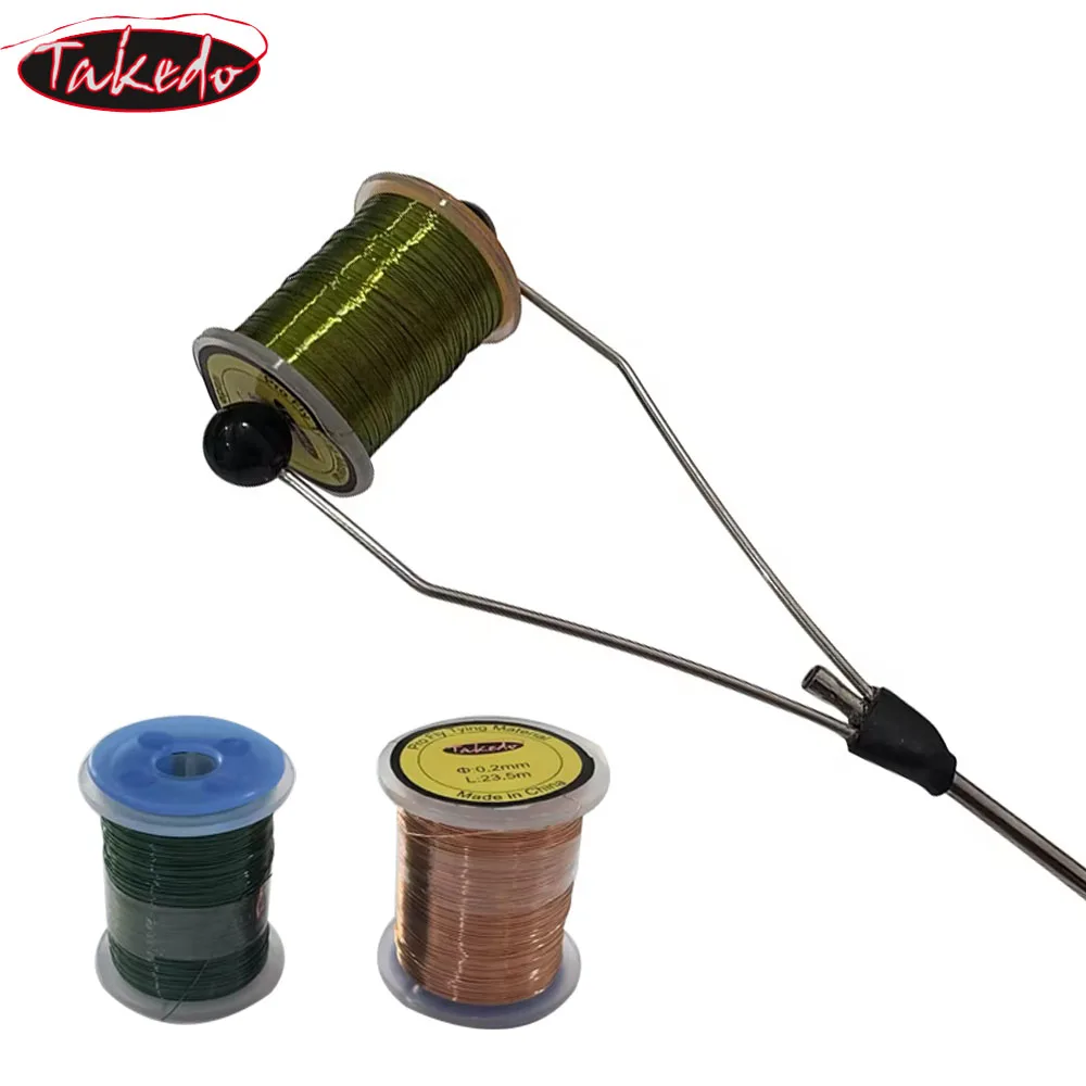 TAKEDO hilo de cobre para atado de moscas – material profesional - imagen 4