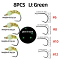 8pcs Lt Green