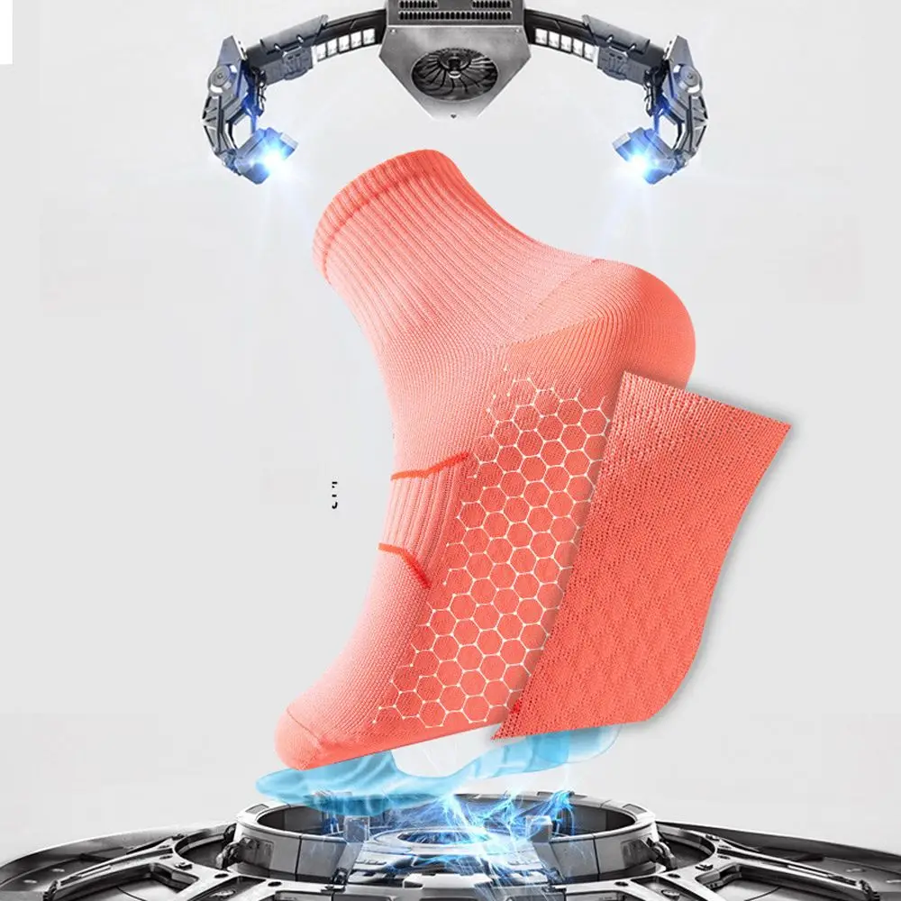 Calcetines de tubo medio transpirables, calcetines para parejas, calcetines para bicicleta, medias masculinas, calcetines atléticos para ciclismo, calcetines cortos para barco, calcetines de viaje - imagen 2