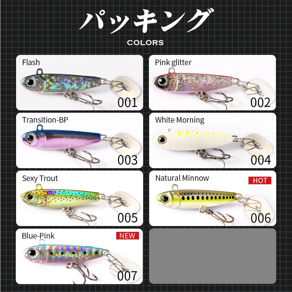 Hunthouse-señuelo de pesca artificial, cebo de pesca vertical, cuchara, paquete de tres piezas, 2,0 - imagen 5