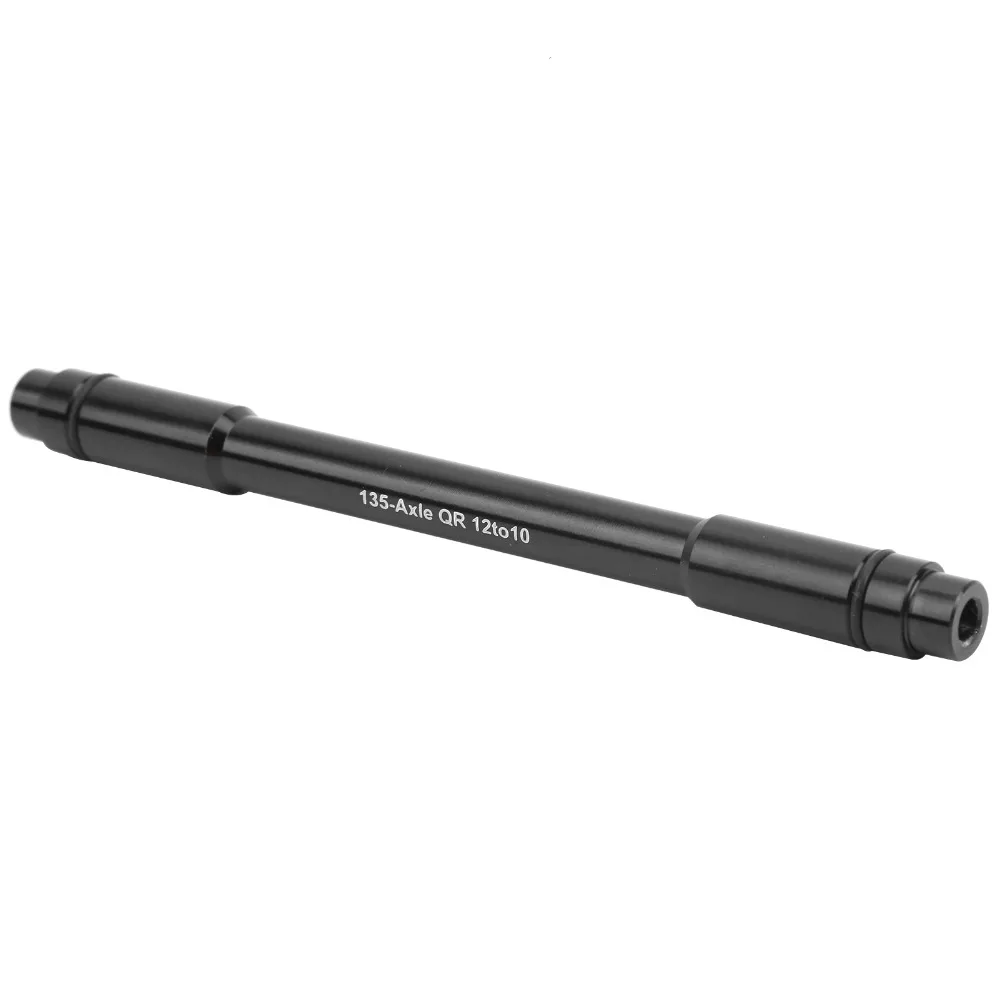 Brocheta de eje pasante de 12mm a 10mm, aleación de aluminio, adaptador de liberación rápida de 135/142/148mm, conversión de eje negro, reemplazo de reparación de bicicletas - imagen 4