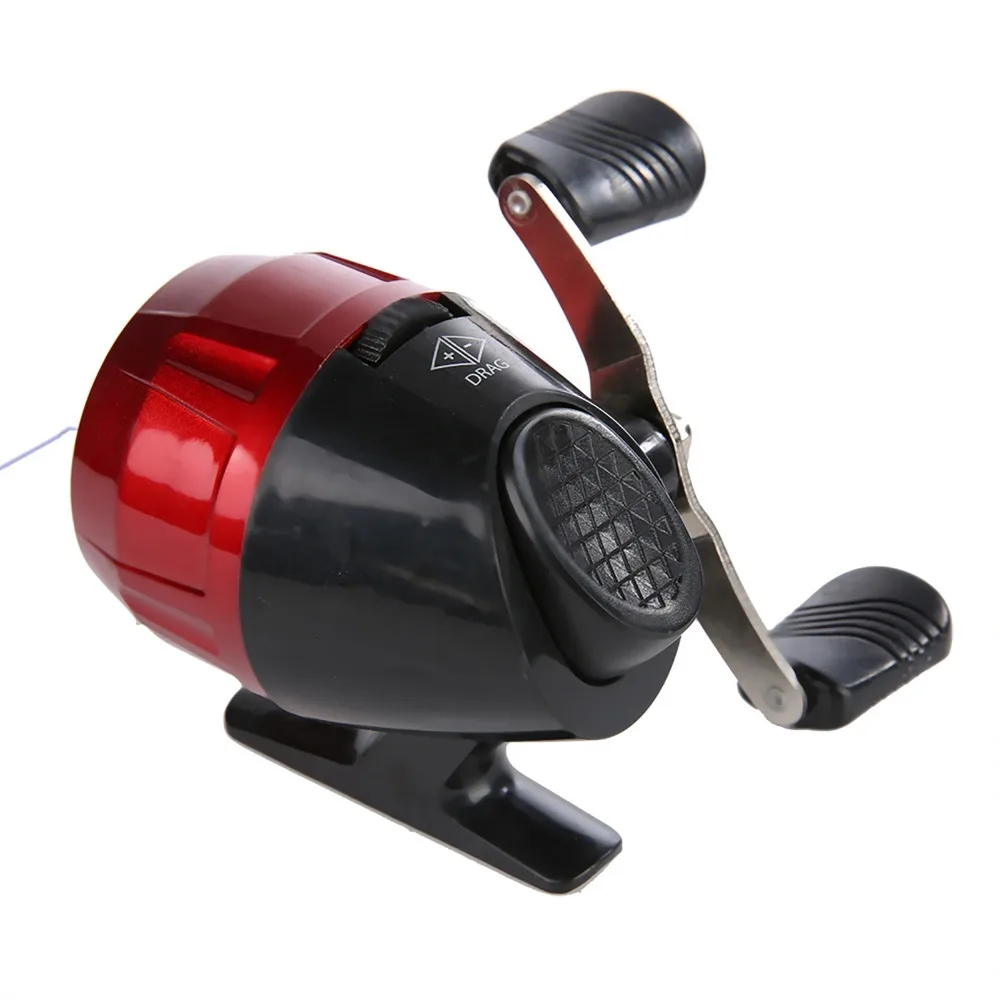 Carrete de pesca Spincast portátil de relación 3,0:1, Multicolor con brazo basculante, carrete de dardos arpón, carrete de pesca para amantes de la pesca - imagen 5