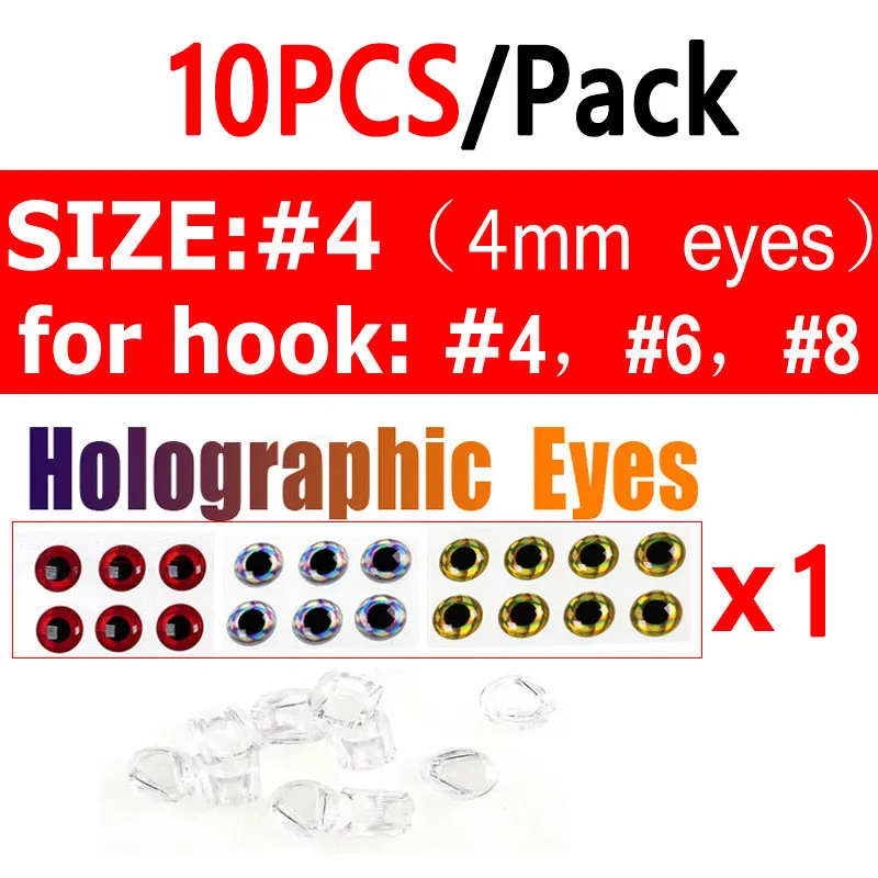 Size 4 Holo Eyes