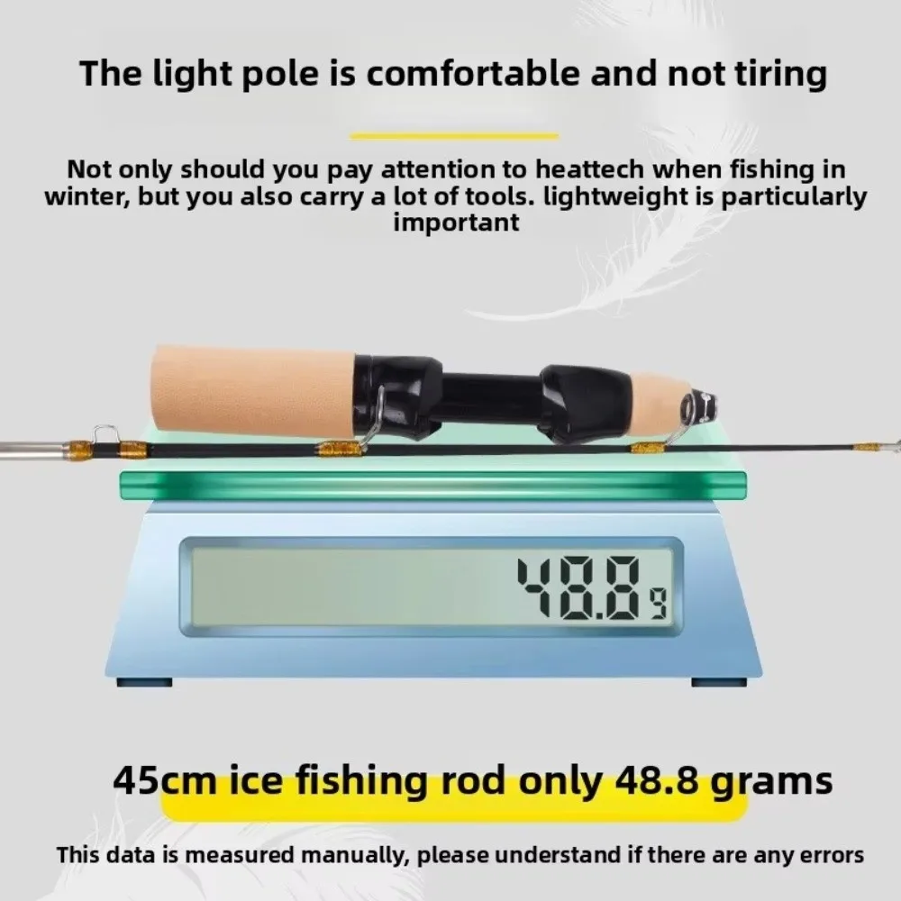 Combo de caña de pescar de tamaño Mini, accesorios de señuelo de carrete pequeño, señuelo Artificial, diseño ultraligero, conjunto combinado de pesca de agua dulce - imagen 2