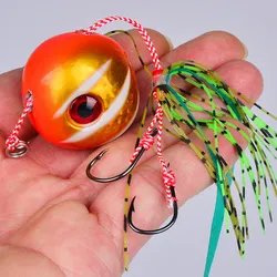 Señuelo Calamar Luminoso con Plantilla y Ganchos – Pesca Nocturna