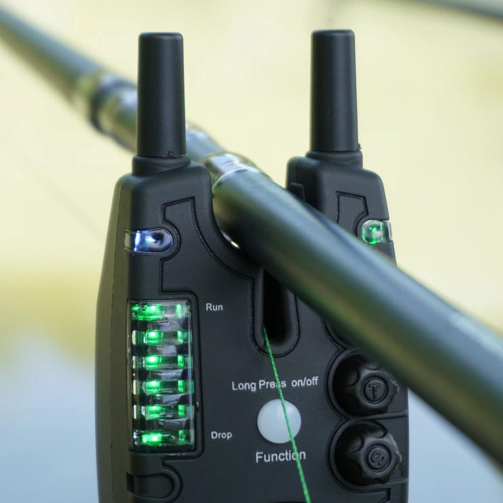 Hirisi-Juego de alarma de pesca de carpa, alarma de mordedura inalámbrica, Control remoto bidireccional, indicador de mordedura, accesorios de pesca S8 - imagen 5