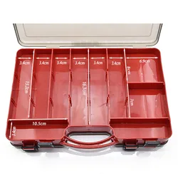 Caja de aparejos pesca doble cara para carpa