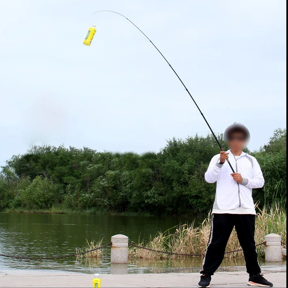 Caña de pescar telescópica portátil de 1,8 m, 2,1 m, 2,4 m, 3,0 m, peso del señuelo 8g-18g, caña giratoria ultraligera, accesorio de pesca de carpa - imagen 5