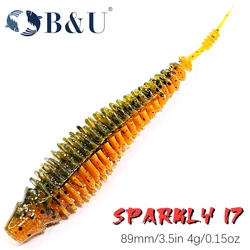 B&U Senko 8,9 cm – Vinilo para drop shot, lubina y perca