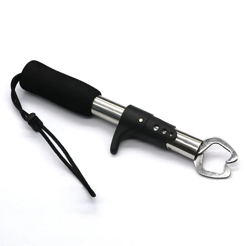 Controlador de peces portátil de acero inoxidable 304, a prueba de óxido, agarre profesional para peces, recogedor de labios, alicates plegables, equipo de pesca - imagen 5