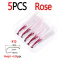 5pcs Rose Size 10