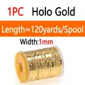 1mm 1PC Holo Gold
