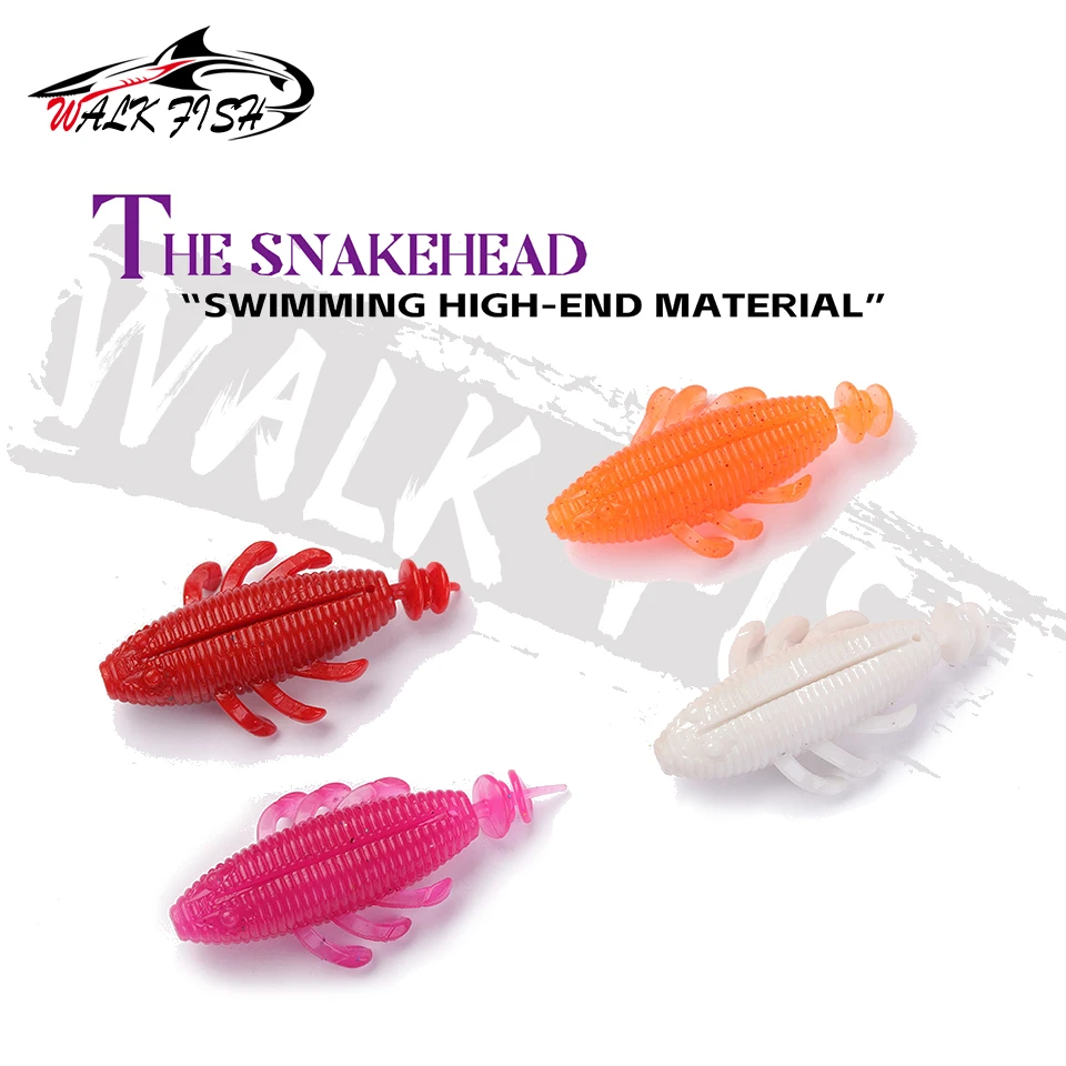 Vinilos Walk Fish 8 cm – Señuelos de silicona para lubina y lucio - imagen 3