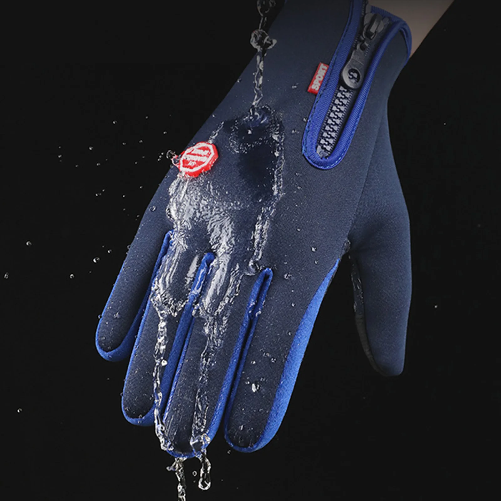 Guantes cortaviento con pantalla táctil, manoplas térmicas gruesas - imagen 4