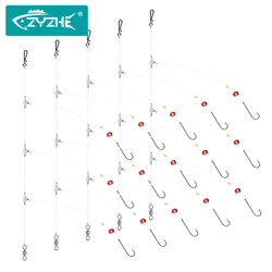ZYZHE Flapper Anzuelo #1/0 para Lenguado – Resistencia 20LB