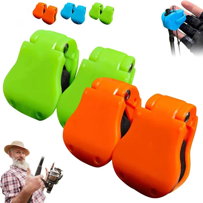 Soporte para caña de pescar, fijador de correas de Clip, soporte para caña de pescar de diseño compacto, fijador de caña de pescar montado en la pared, 2 uds.