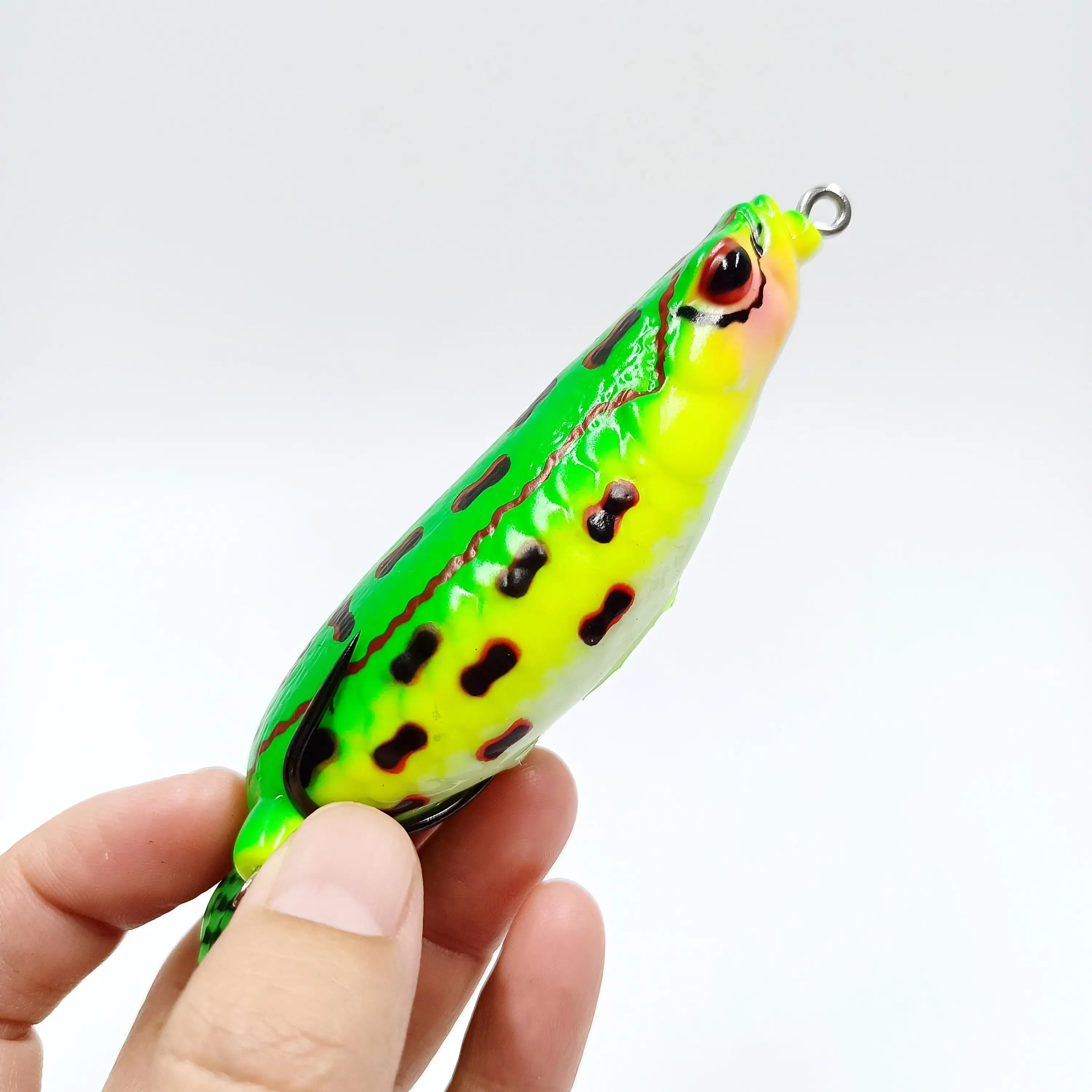 Señuelo rana topwater silicona DUODUOYU 9cm – Cebo artificial para lubina - imagen 3