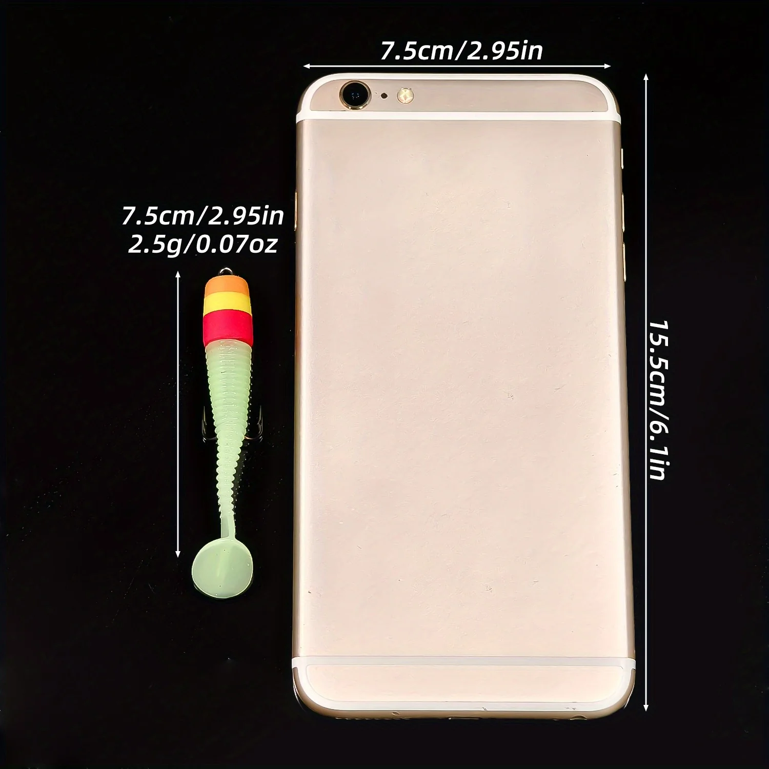 ANFS-Kit de Señuelos de Pesca Euro, cebo Artificial Premium para perca, Lucio, carpa, increíble regalo de pesca para pescador, 10 Uds. - imagen 3