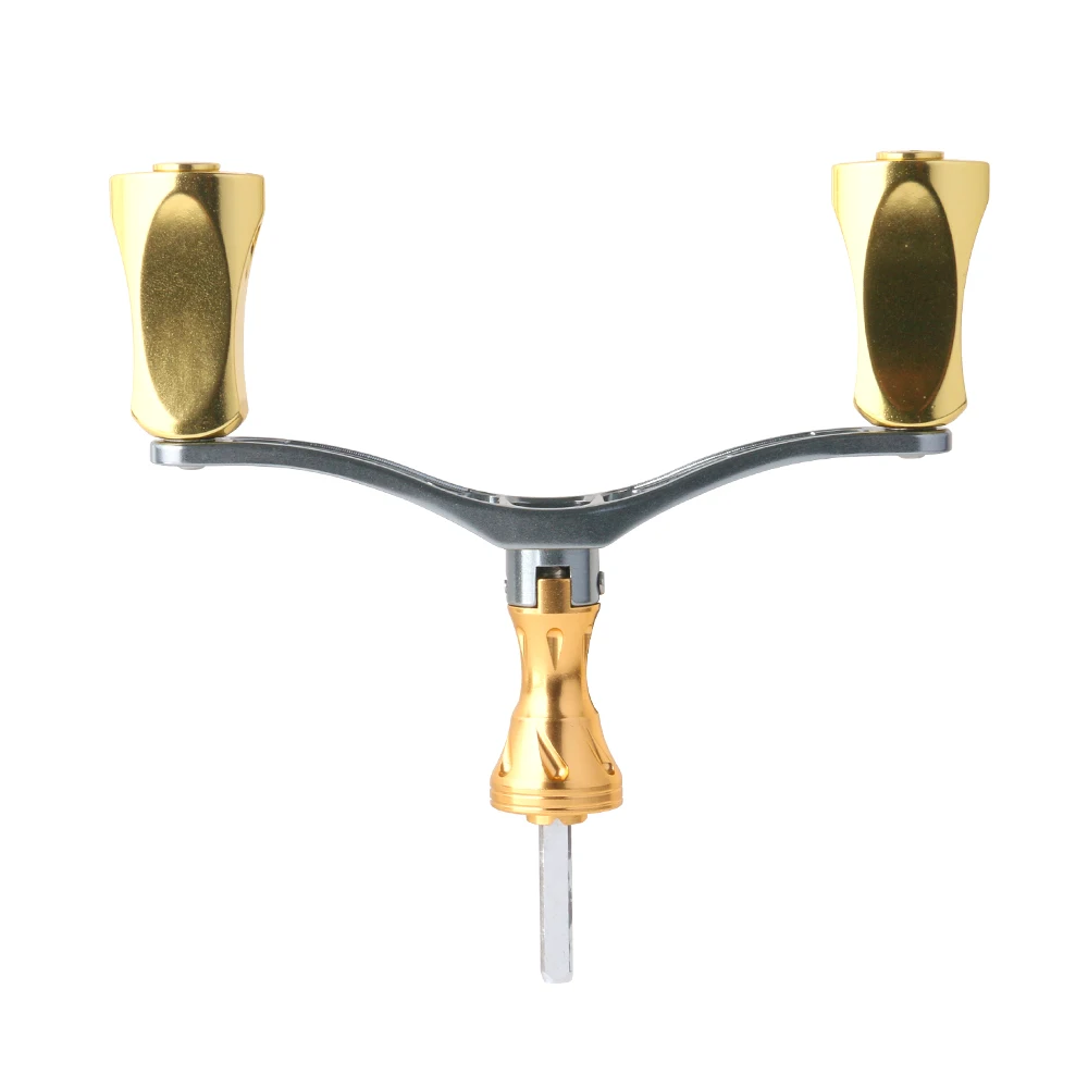 DEUKIO DIY mango doble de Metal para marca S pomos de carrete de pesca giratorio accesorio de pesca de carrete de pesca - imagen 4
