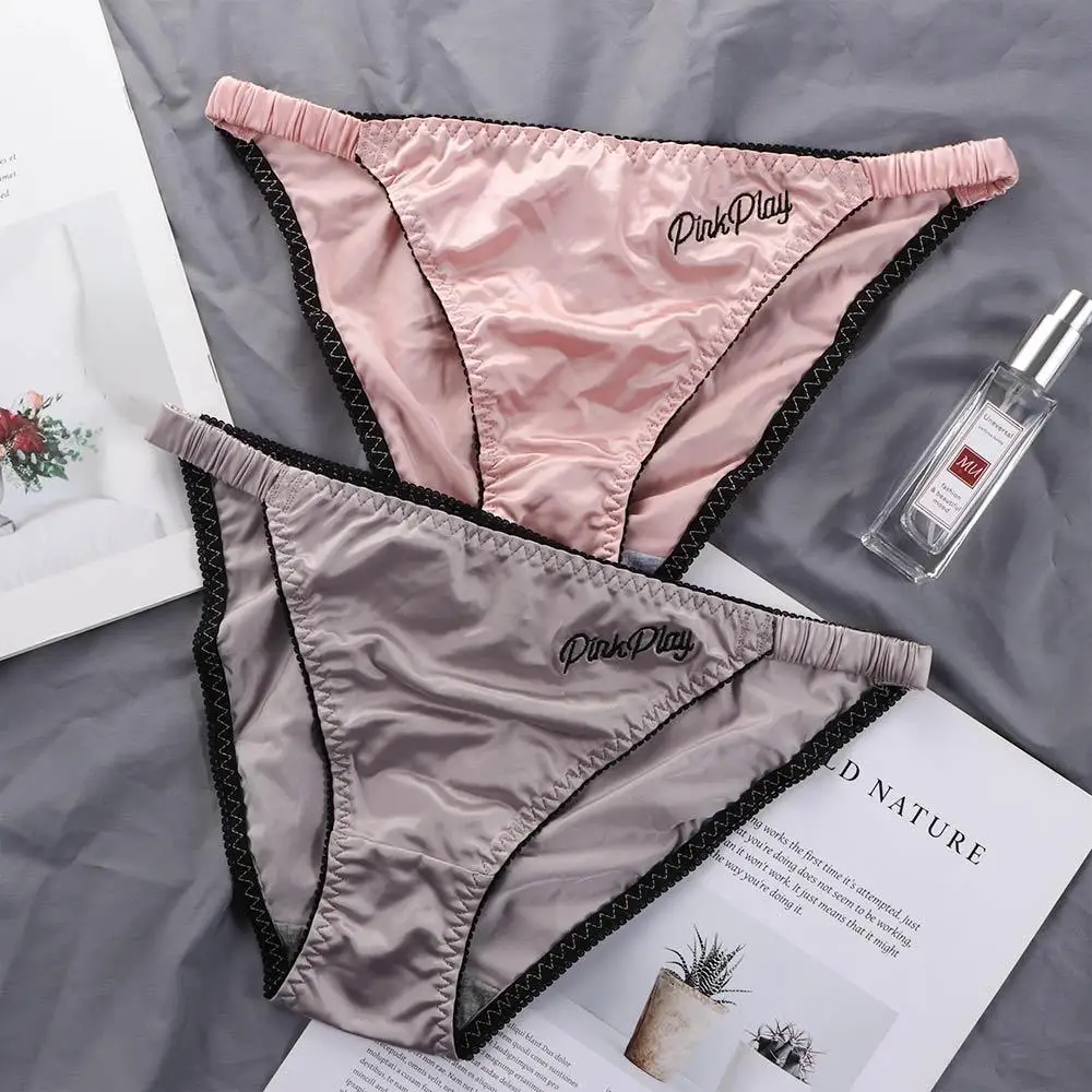 Calzoncillos sexys, Tanga de Fitness suave, bragas bordadas, ropa interior, bragas deportivas - imagen 4