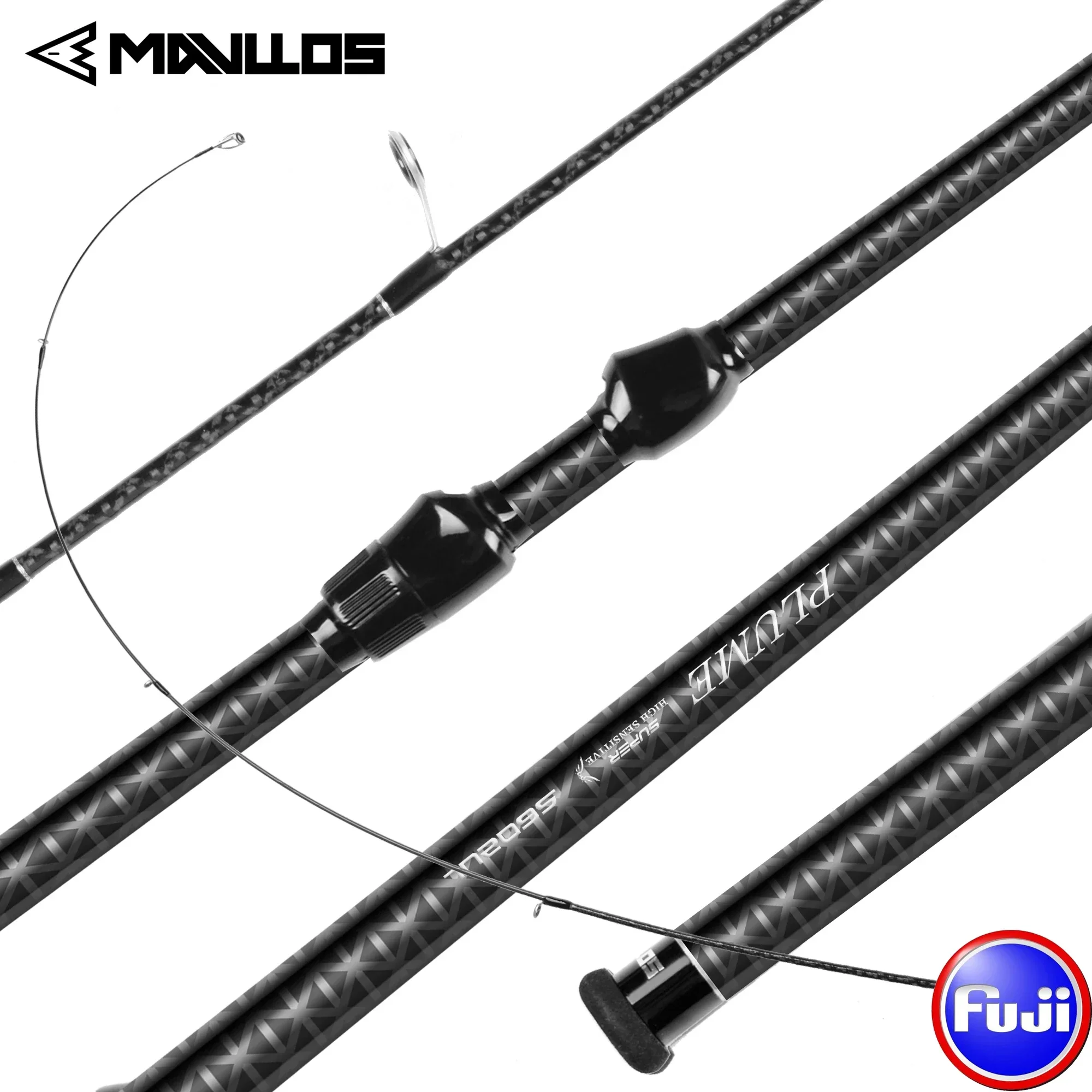 Caña BFS Mavllos Plume Light – Carbono ultraligero para eging