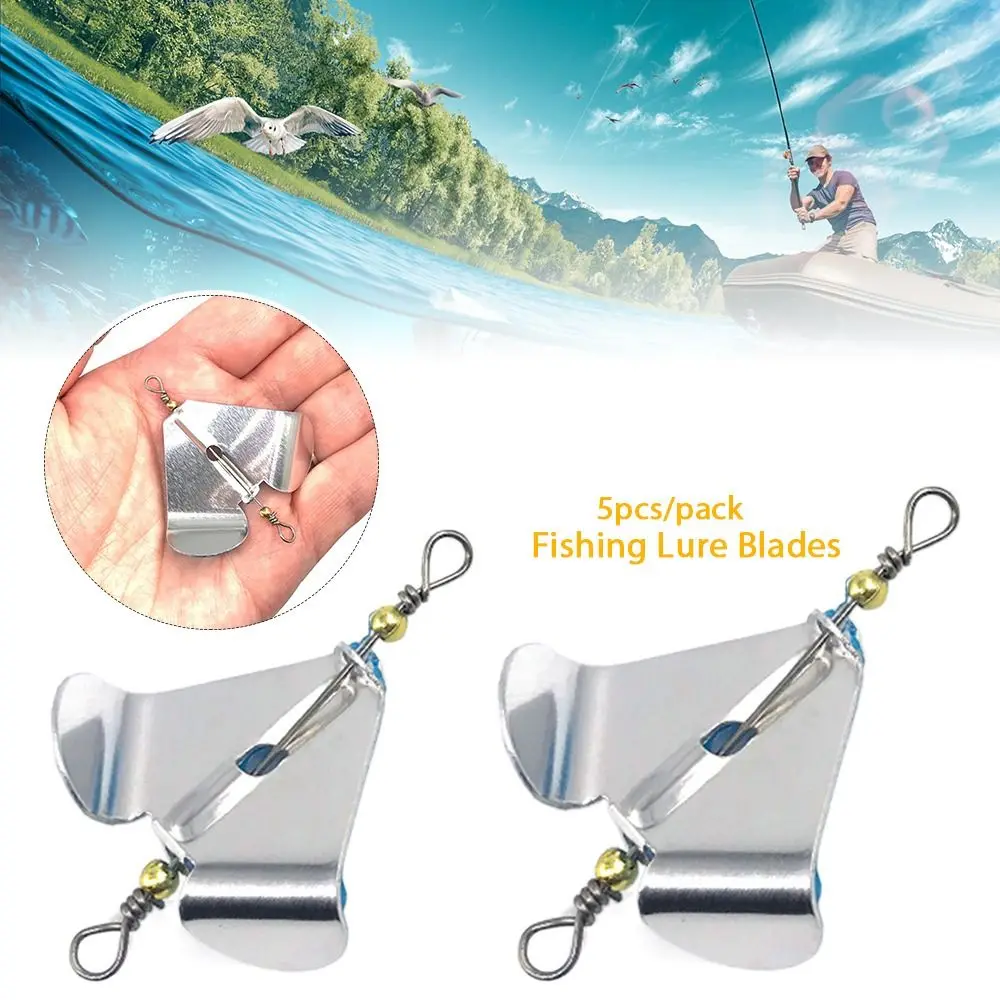 Spinnerbait-hélice giratoria con enchufe personalizado, cuchillas de señuelo de pesca de fundición, Topwater, Spinnerbait de acero inoxidable, hoja de utilería para pesca - imagen 3