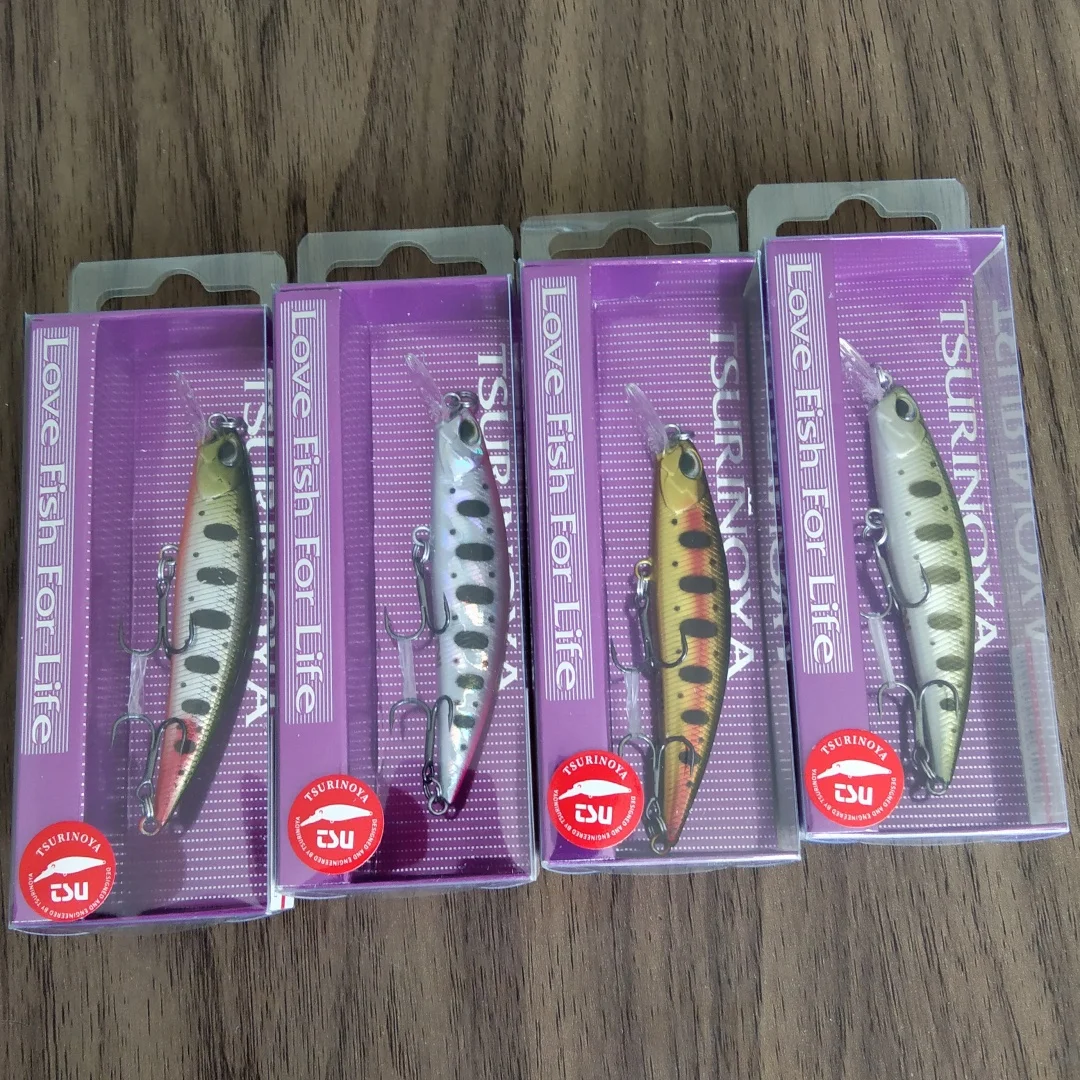 TSURINOYA DW75 Señuelo Jerkbait Hundible 70mm para Lubina y Trucha - imagen 2