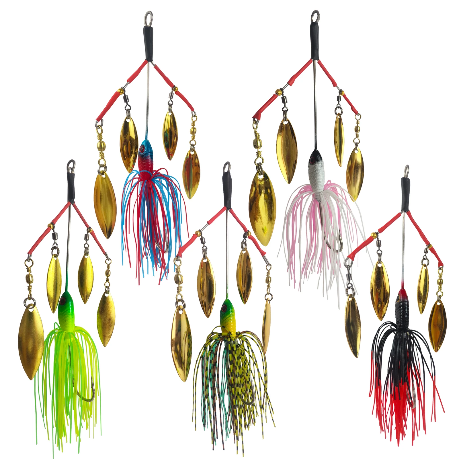 Free Fisher Buzzbait Multirota – señuelo VIB con lentejuelas