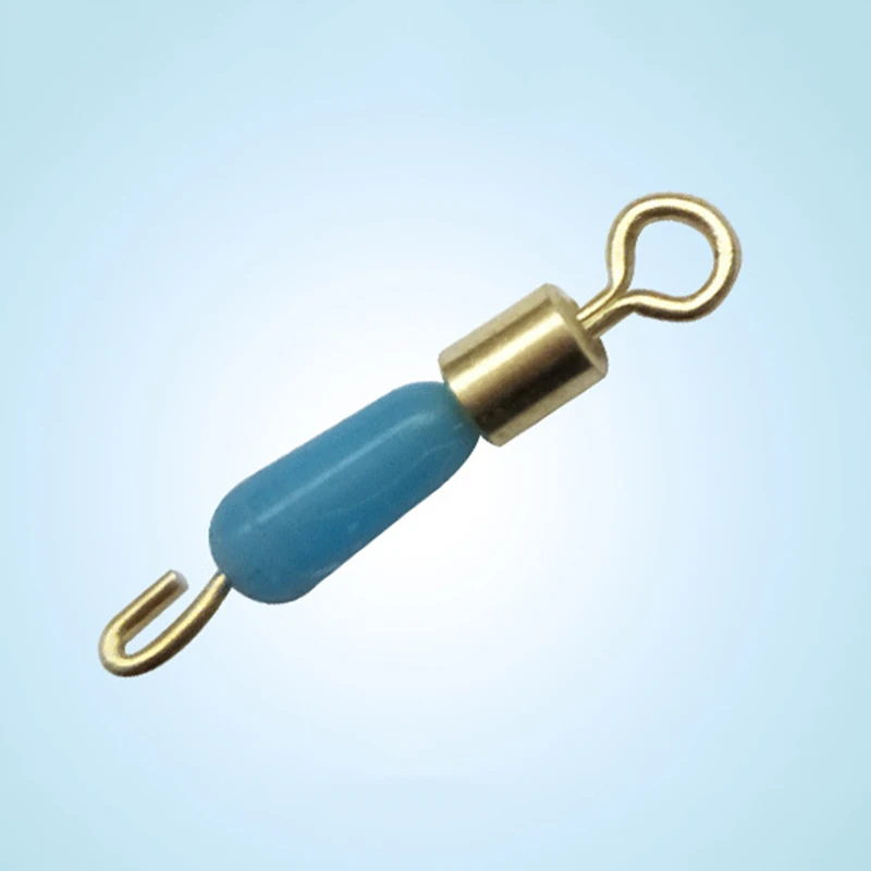 1000 Uds. Suministros de Pesca Clip barril conector de Pin giratorio gel de sílice anillos sólidos anzuelos de Pesca de carpa accesorios de enlace rápido Pesca - imagen 3