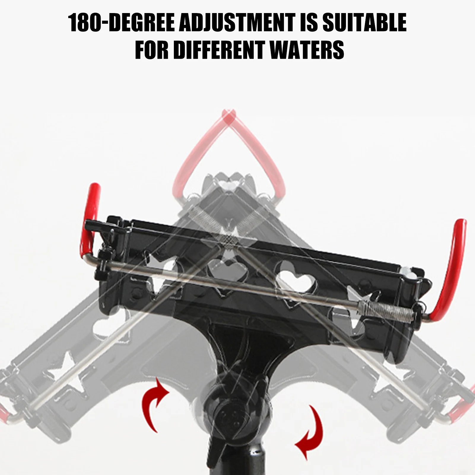 Soporte para caña de pescar telescópica portátil, soporte Universal para caña de pescar autoblocante, estante duradero para caña de pescar de acero inoxidable - imagen 3