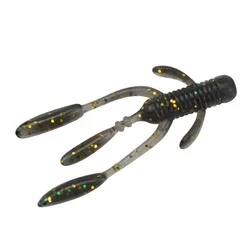 MUKUN-Mini Señuelos de Pesca blandos, 10 piezas, TPE, 0,4g, 40mm, Wobblers, cebo Artificial de silicona, Swimbait, Jigging, aparejos de pesca