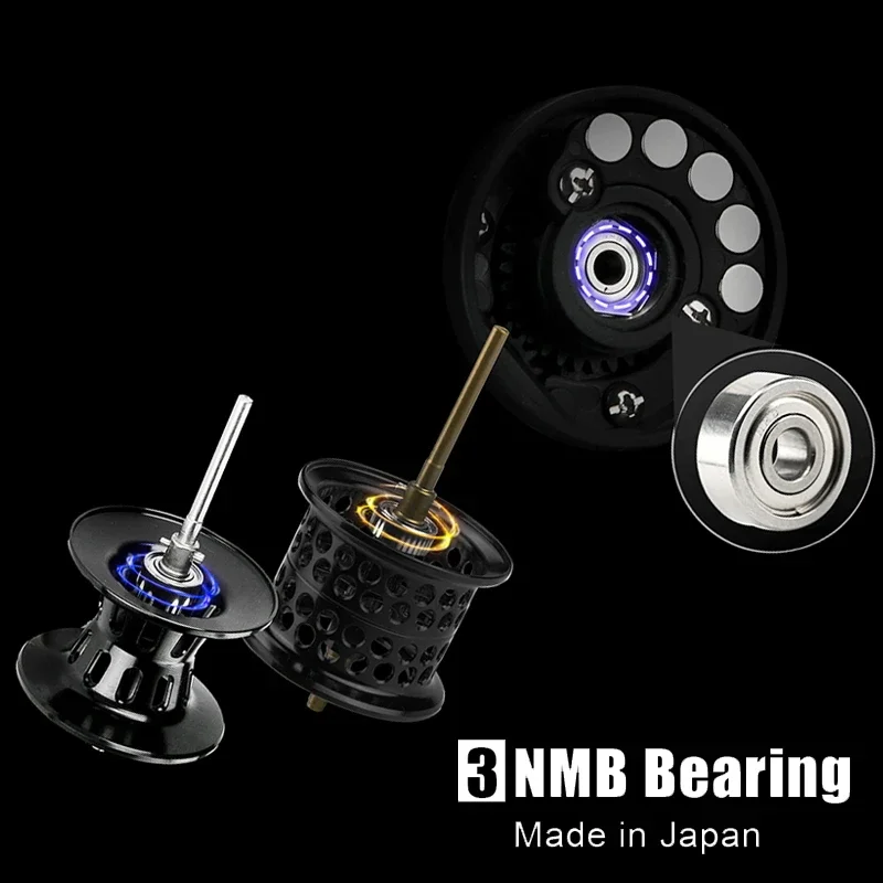 Carrete Baitcasting Mavllos Athlon BFS – Ultraligero con rodamientos NMB - imagen 2